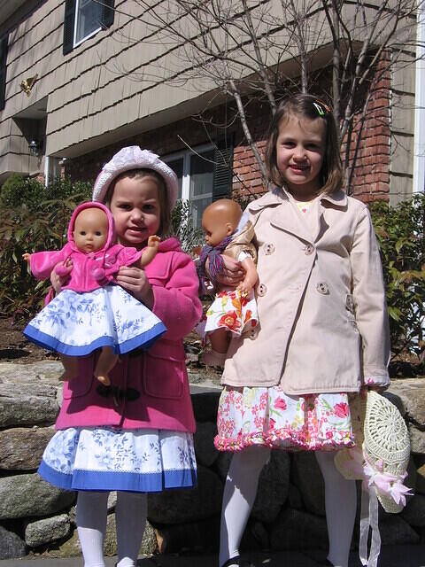 Matching Easter dresses