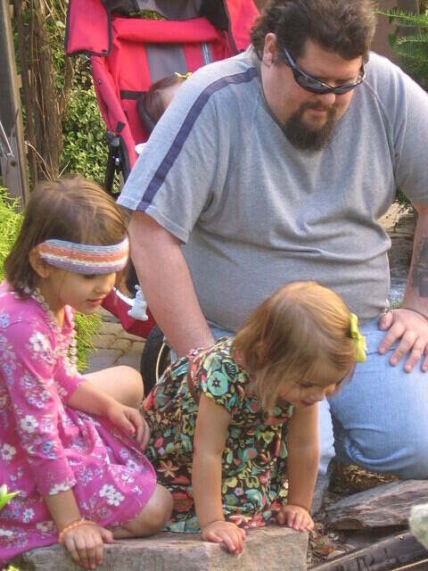 Lookin at fish.