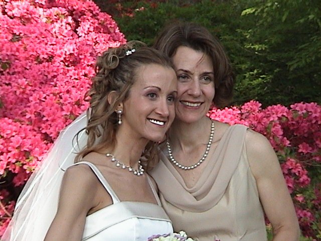 The bride with Robin