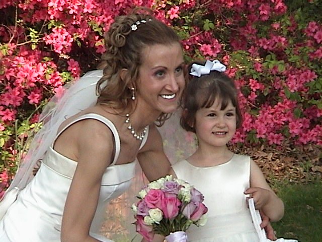 The bride with Taylor