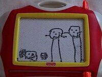 Aunt Nicole, Uncle Chandler & the ShiTzus (artwork by Taylor)