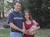 Aunt Keri and Uncle Barnabas with Emily
