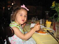 Emily eats