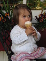 Her 1st ice cream