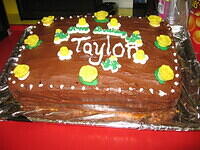 Birthday cake, of course