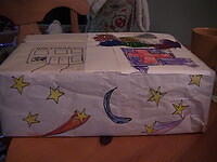 Side 3 of Dad's gift: Moon and stars