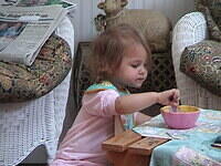 Emily @ breakfast