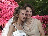 The bride with Robin
